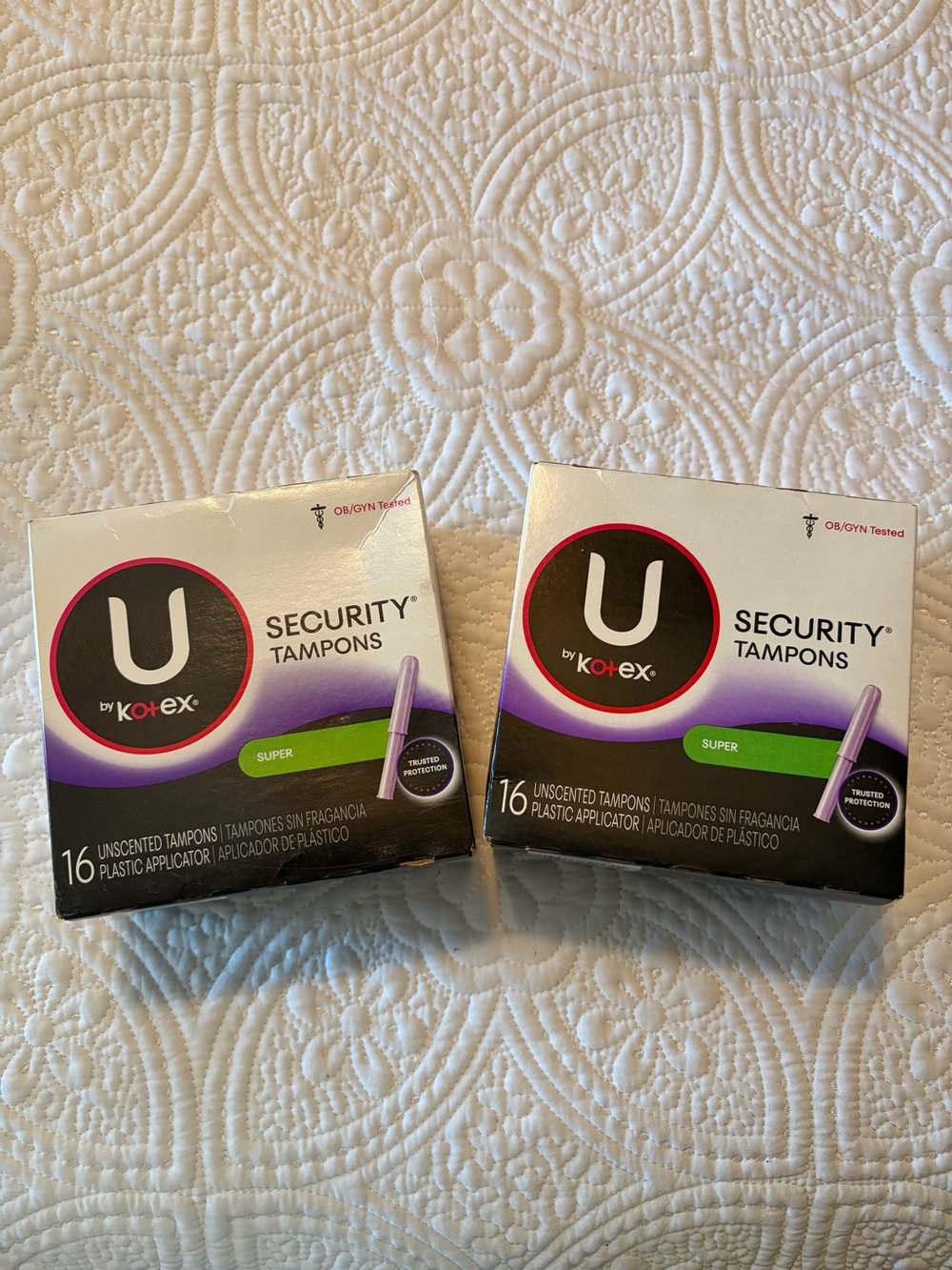 Kotex discontinued tampons. Super. Unopened boxes.